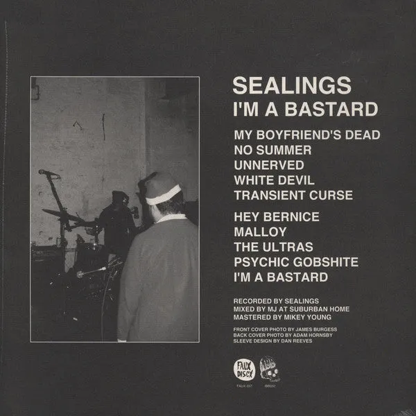 Sealings I'm A Bastard LP grå vinyl brukt