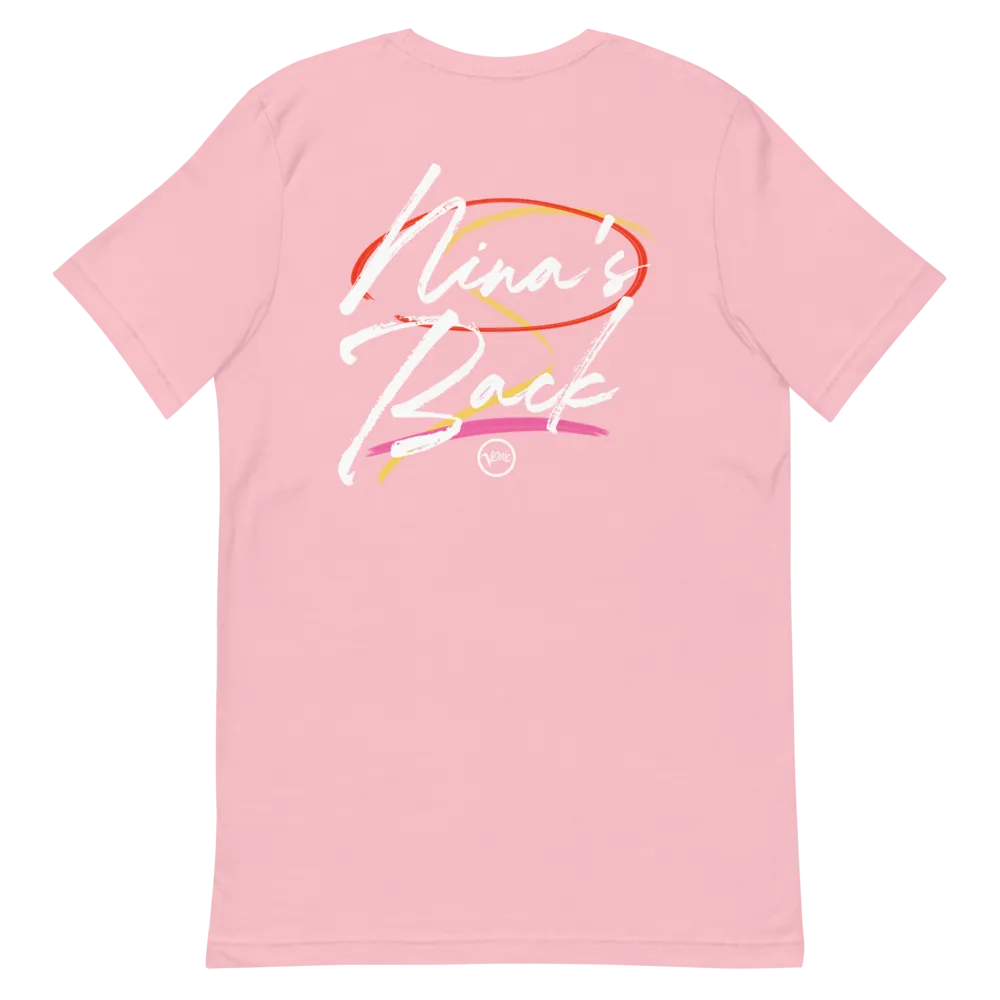 Verve Nina Simone Nina's Back T-skjorte rosa S-2X