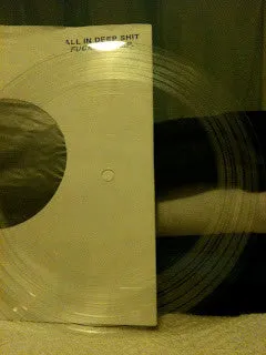 All In Deep Shit Fuckface flexi 7" klar brukt