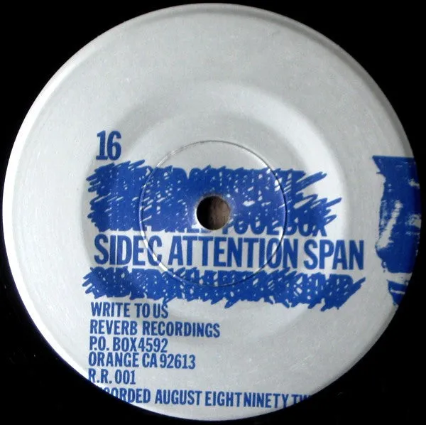 16 Doorprize 2x7" vinyl clear/svart brukt