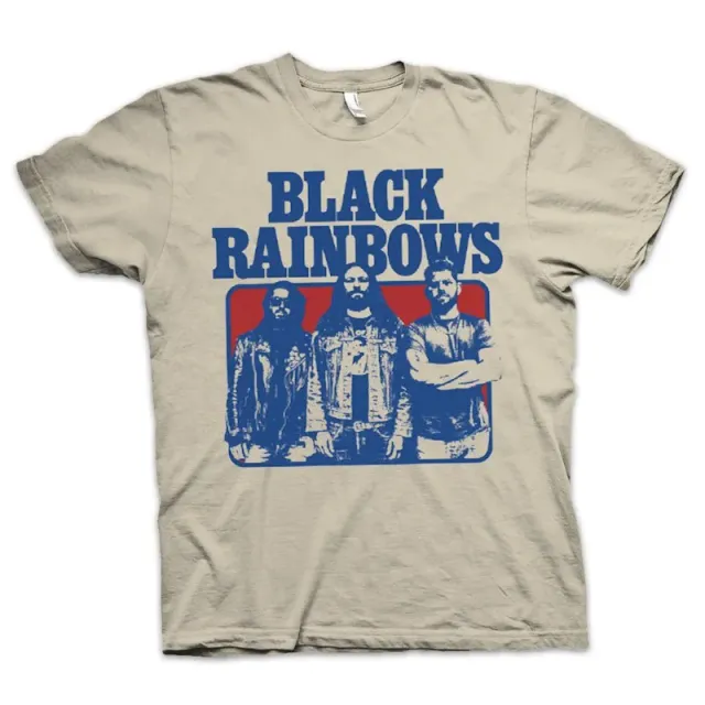 Black Rainbows #13 t-skjorte natural bomull