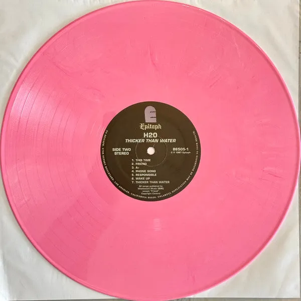 H2O Thicker Than Water vinylplate brukt 1997 Epitaph