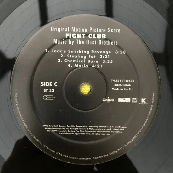 Dust Brothers Fight Club Score 2xLP 180g brukt