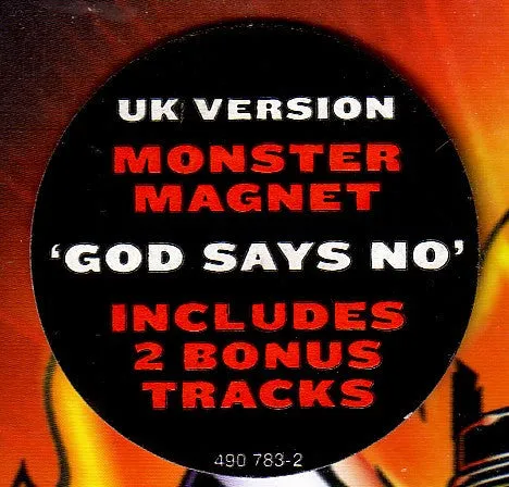 Monster Magnet God Says No CD spesialutgave bonusspor