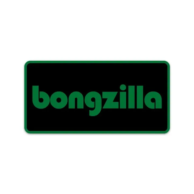 Bongzilla #01 patch svart – brodert tøymerke