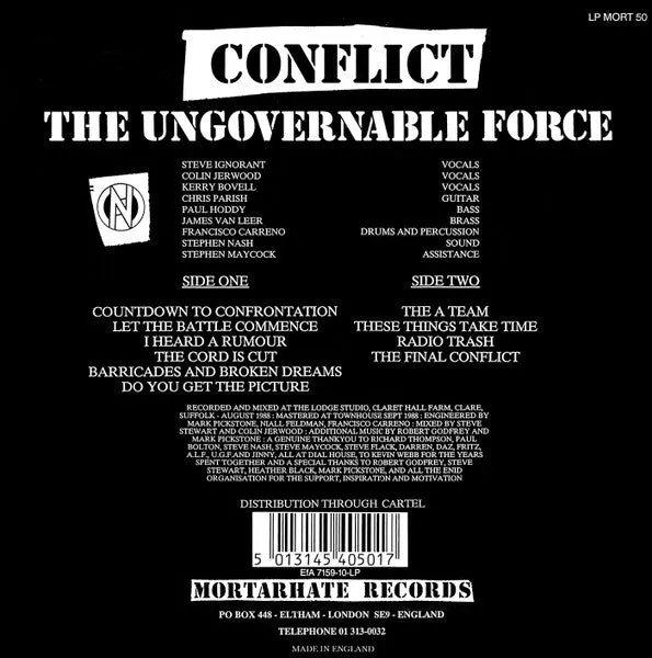Conflict The Final Conflict LP brukt vinyl gatefold
