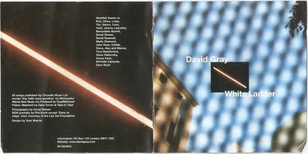 David Gray White Ladder CD brukt VG akustisk rock