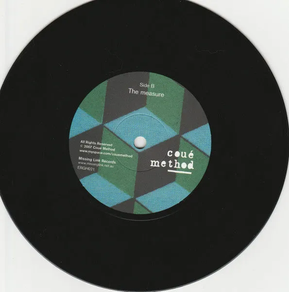 Coué Method Coué Method 7 vinylsingel brukt punk