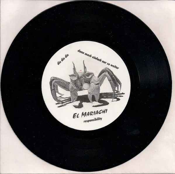 El Mariachi Wenn Blicke Töten 7" nummerert brukt punk