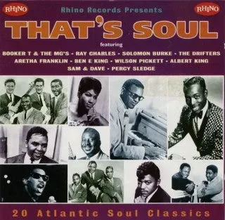 Various That's Soul CD brukt samlealbum soul