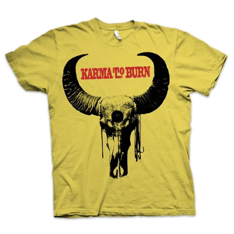 Karma To Burn #01 Yellow Black Red t-skjorte merch