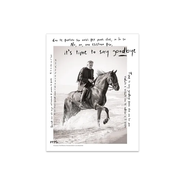 Andrea Bocelli Time To Say Goodbye plakat 11x17