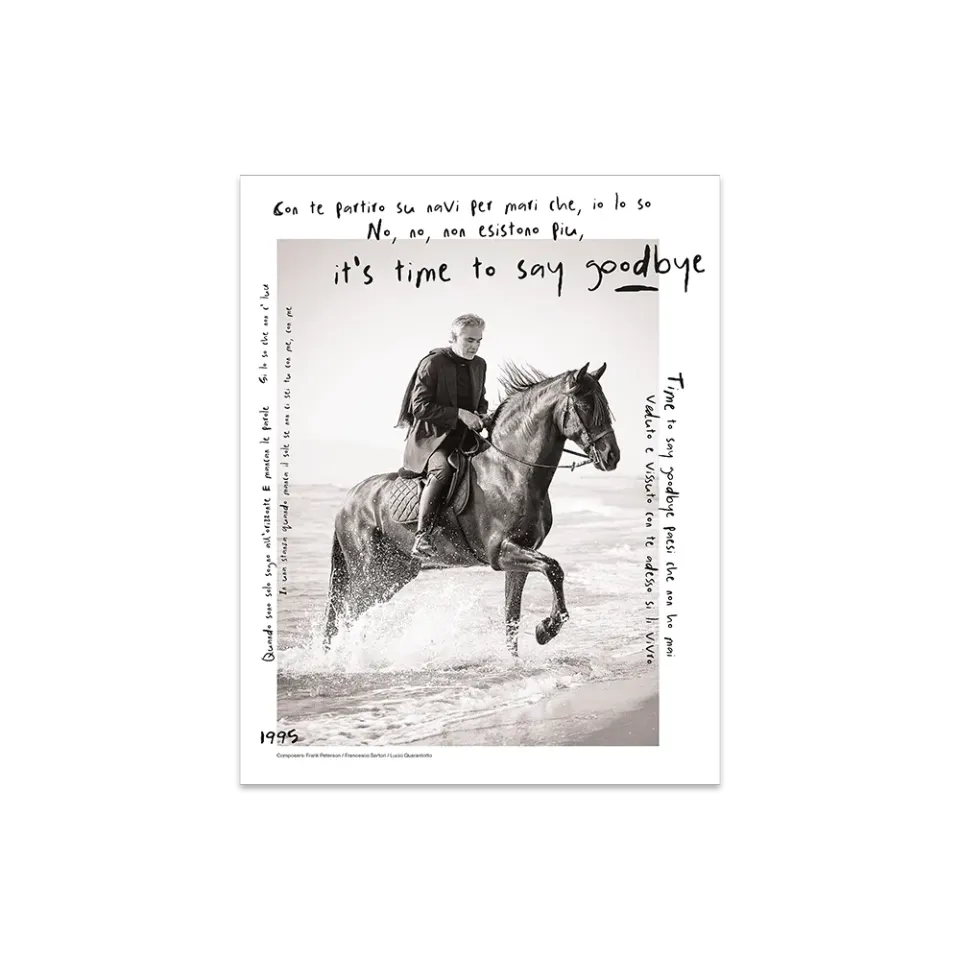 Andrea Bocelli Time To Say Goodbye plakat 11x17