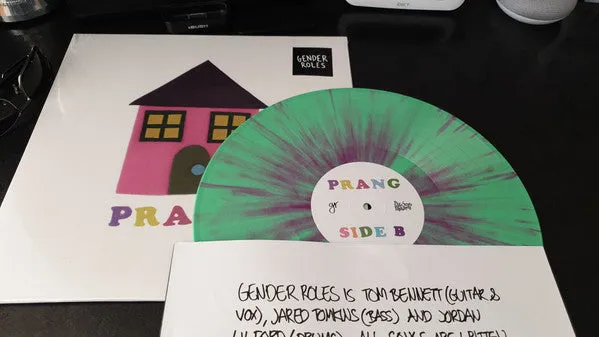 Gender Roles Prang LP grønn splatter vinyl brukt