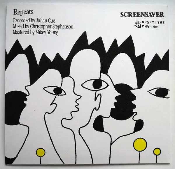 Screensaver Clean Current/Repeats 7-tommer singel fluor brukt