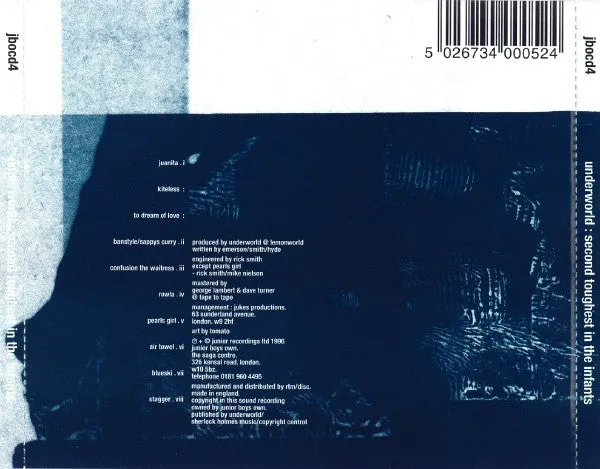 Underworld Second Toughest In The Infants CD brukt album