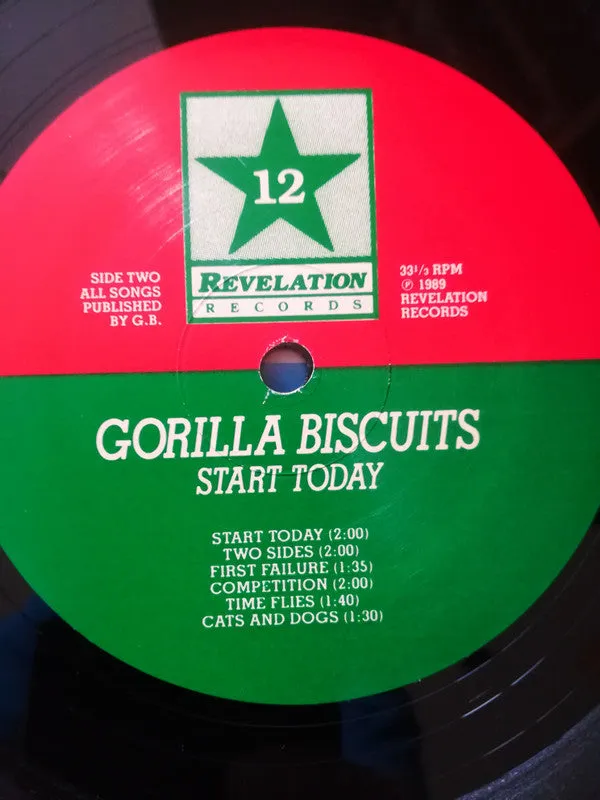 Gorilla Biscuits Start Today LP brukt