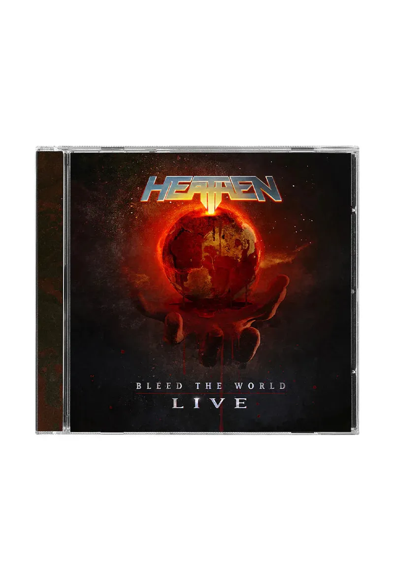 Heathen Bleed The World Live CD jewelcase