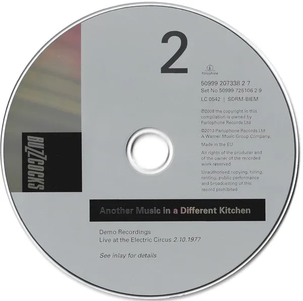 Buzzcocks Another Music Different Kitchen 2CD remaster