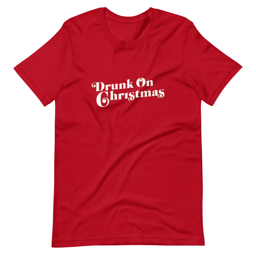 Verve Darren Criss Drunk On Crissmas Tee II t-skjorte bomull