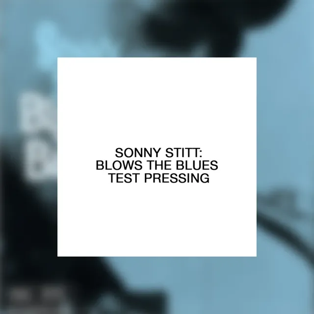 Verve Acoustic Sounds Sonny Stitt Blows The Blues test pressing LP