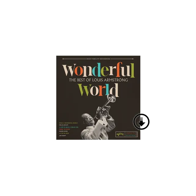 Verve Louis Armstrong Wonderful World digitalalbum