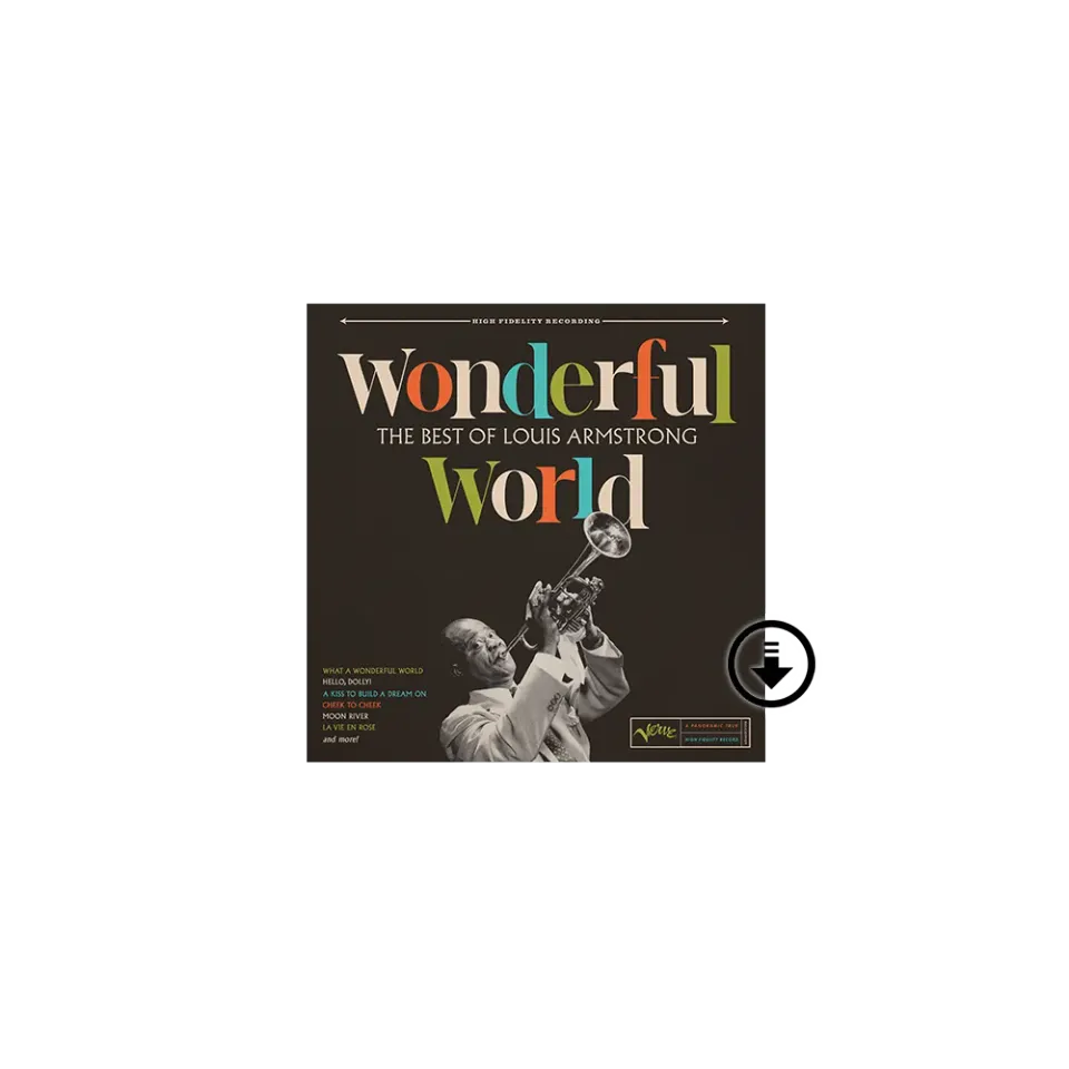 Verve Louis Armstrong Wonderful World digitalalbum