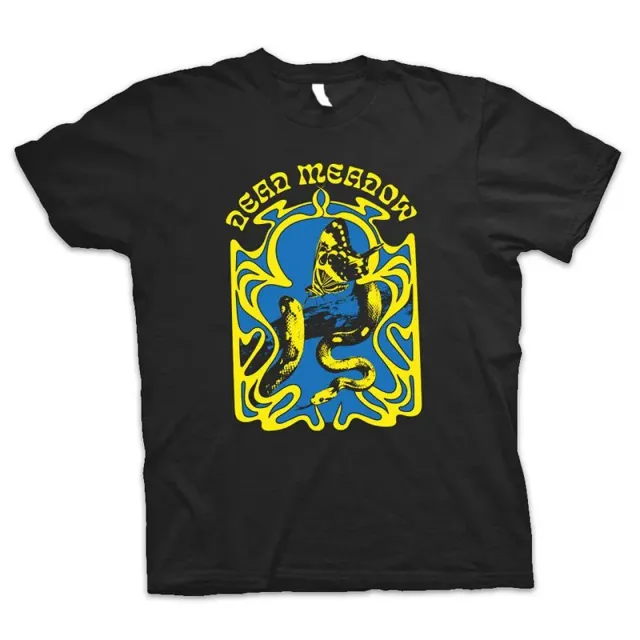 Dead Meadow #02 Black Yellow Blue t-skjorte bomull