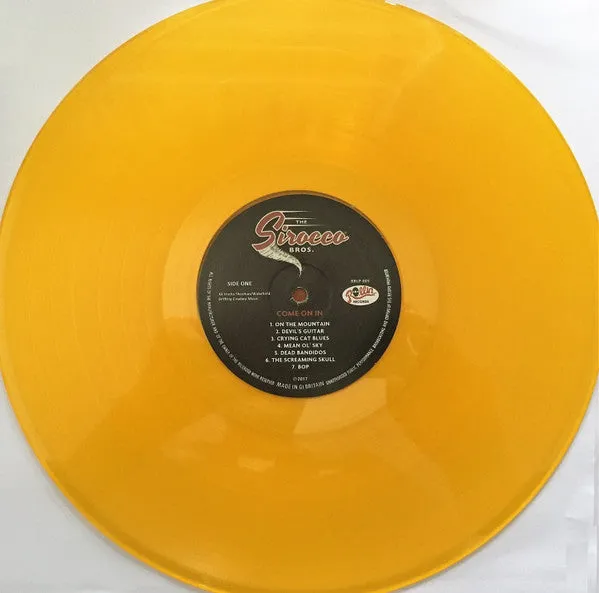 Sirocco Bros Come On In LP vinyl gul brukt rockabilly