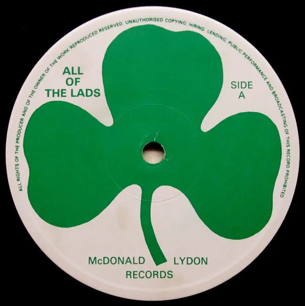 4" Be 2" All Of The Lads 12" vinyl brukt VG+ punk