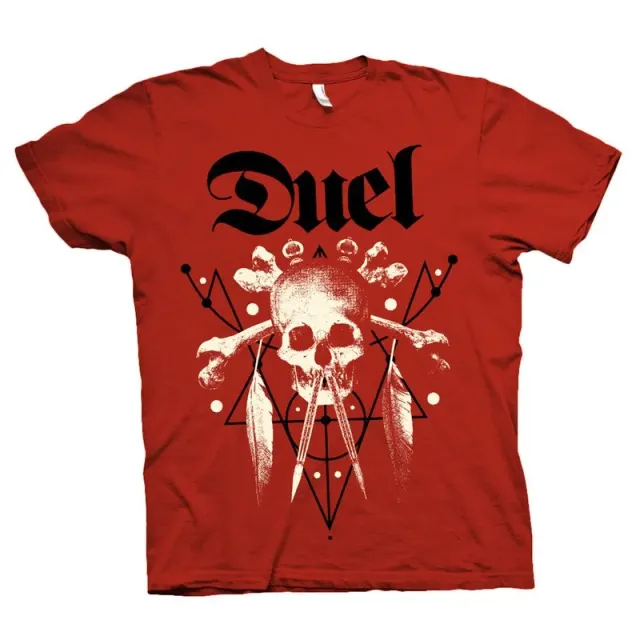Duel #03 T-skjorte rød bandtrykk