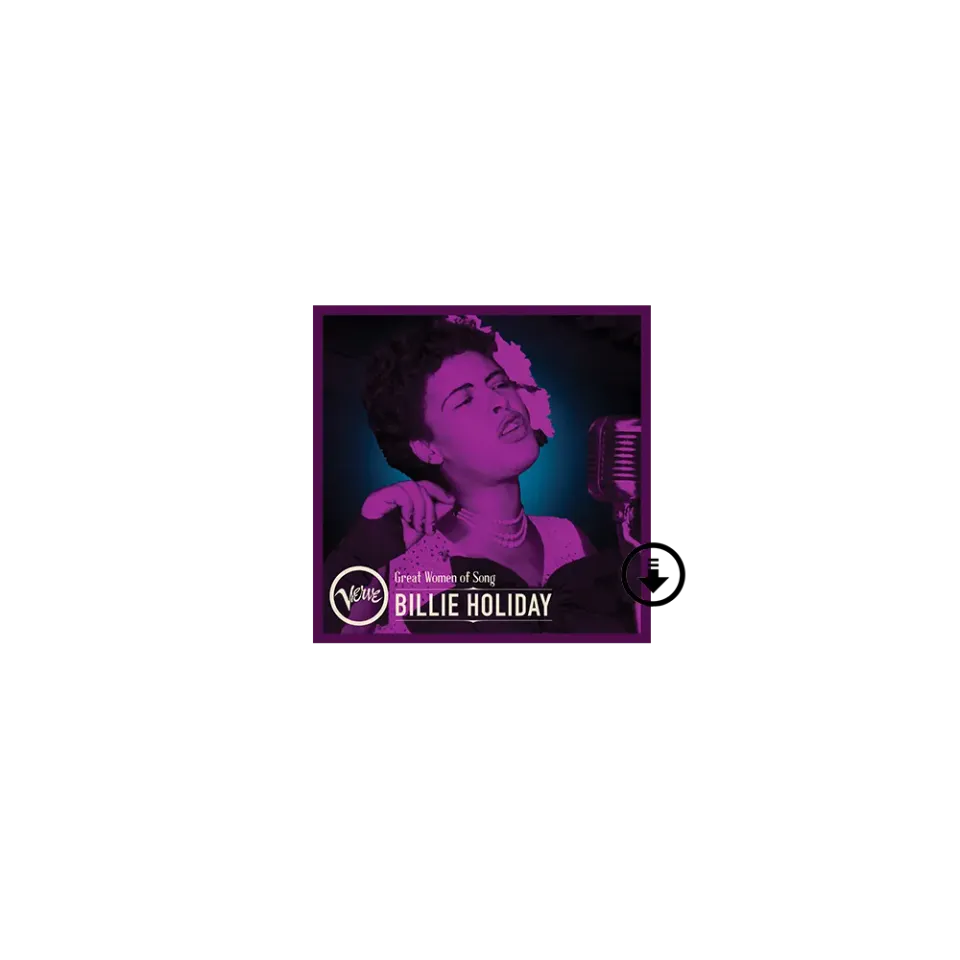 Verve Billie Holiday Great Women Of Song digitalt album
