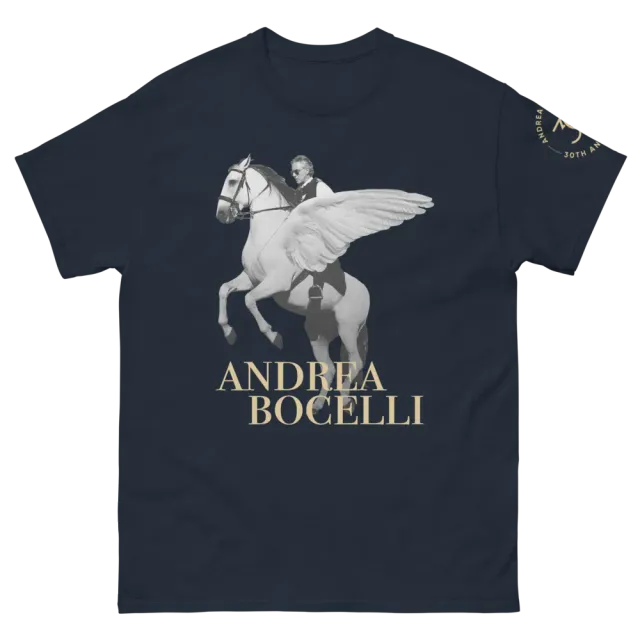 Andrea Bocelli Pegasus t-skjorte 30 år S–2X