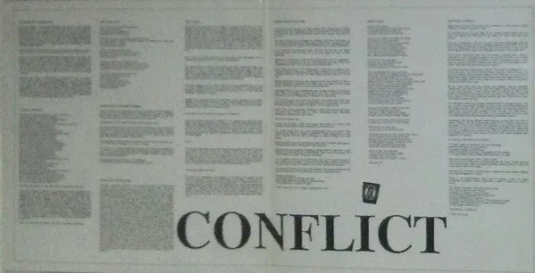 Conflict The Final Conflict LP brukt vinyl gatefold
