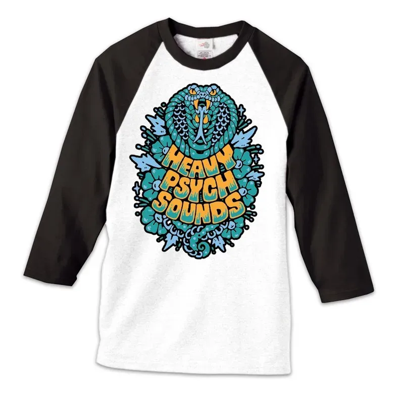 Heavy Psych Sounds #37 svart baseball longsleeve