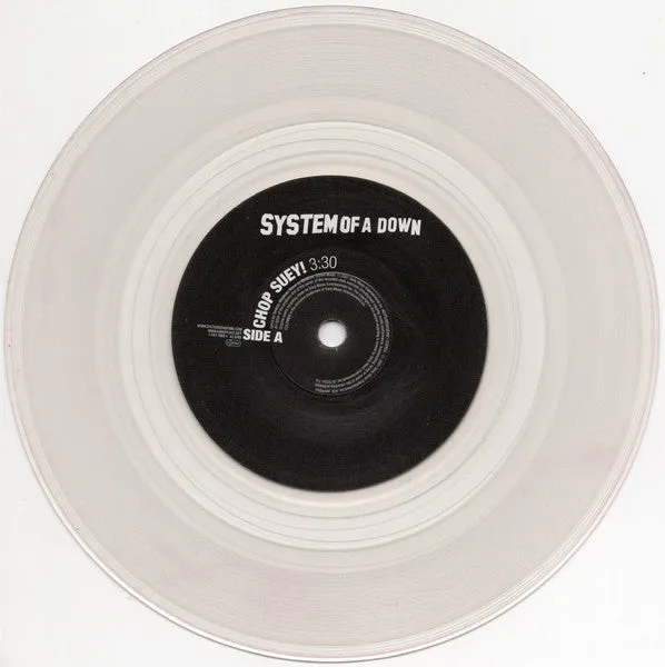 System Of A Down Chop Suey! 7" singel klar vinyl