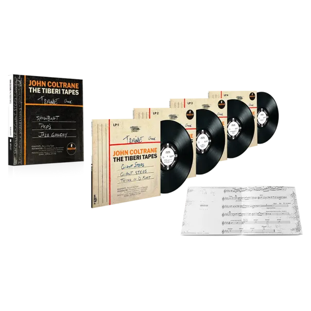 John Coltrane Tiberi Tapes Live 4LP box 1960-opptak