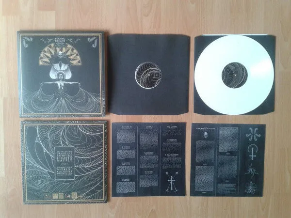 Burning Bright Domesday vinyl LP hvit brukt