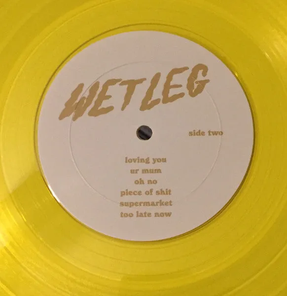 Wet Leg Wet Leg LP vinyl gul limitert signert brukt