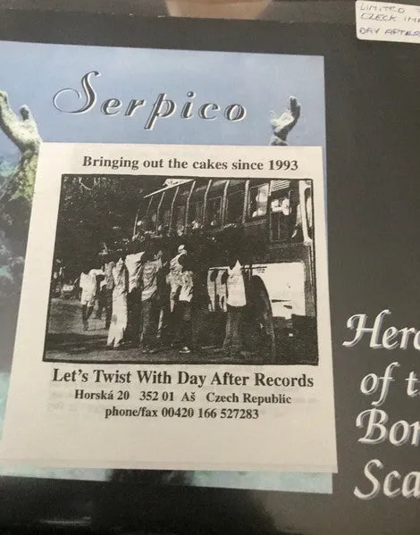 Serpico Heroes Of The Bomb Scare 7" vinylsingel brukt hardcore