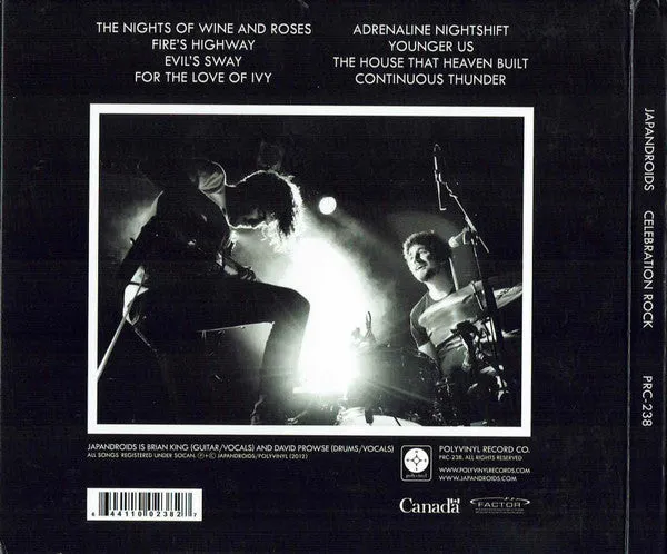 Japandroids Celebration Rock CD digipak brukt – garasjerock