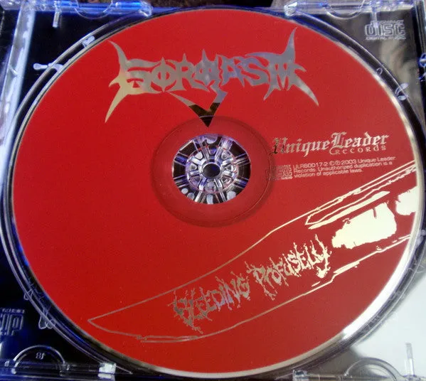 Gorgasm Bleeding Profusely CD album brukt death metal