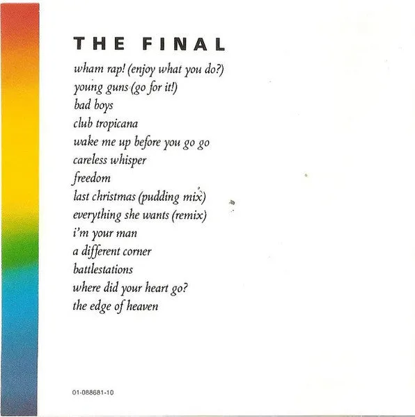 Wham! The Final CD samling brukt synthpop