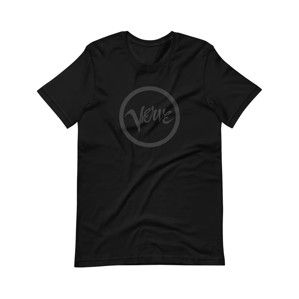 Verve Classic t-skjorte svart logo bomull