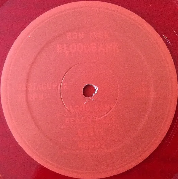 Bon Iver Blood Bank 12" EP rød vinyl anniversary