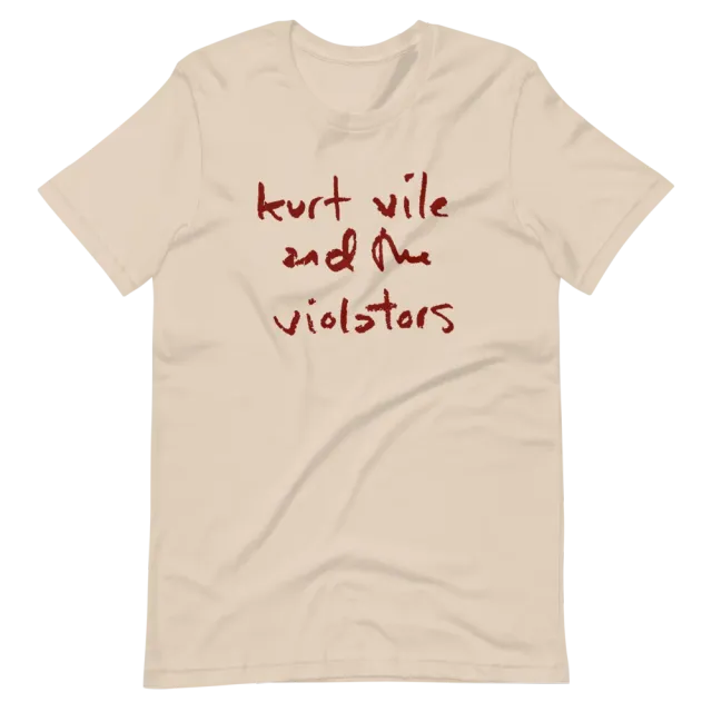 Verve Kurt Vile Handwriting T-skjorte unisex bomull