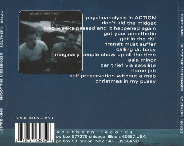 Lustre King Shoot The Messenger CD album brukt