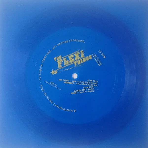 Various I'm Too Flexi For My Shirt flexi 7" blå brukt