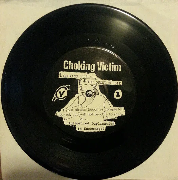 Choking Victim Crack Rock Steady EP 7" vinyl 1st