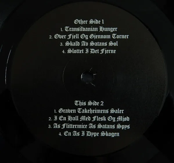 Darkthrone Transilvanian Hunger LP brukt black metal